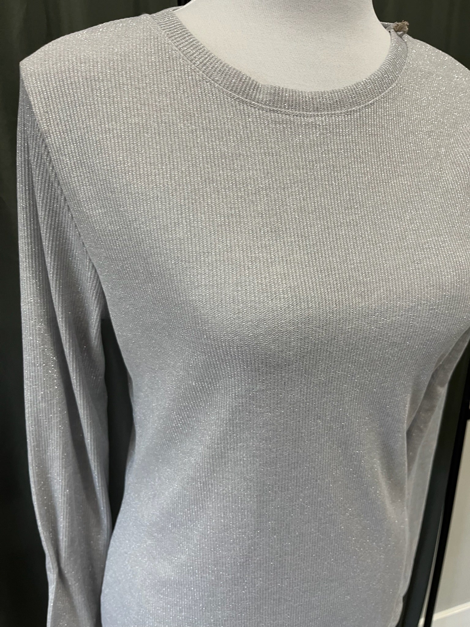 Women’s Silver Long Sleeve Shirt image 1