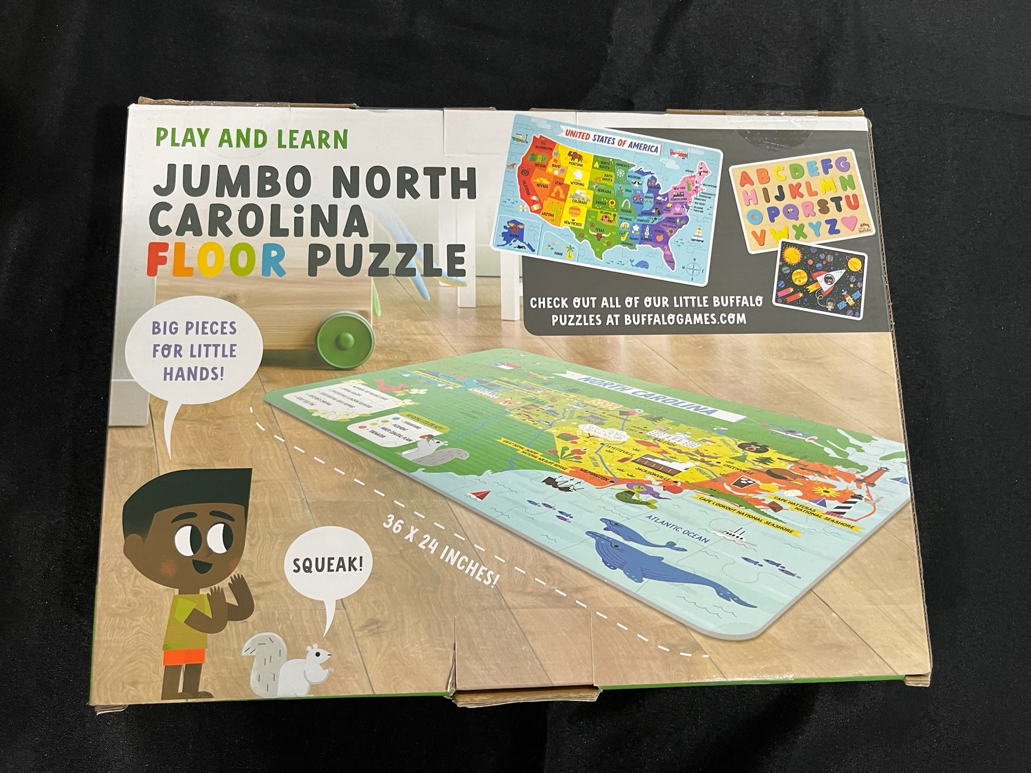 Jumbo North Carolina Floor Puzzle image 1