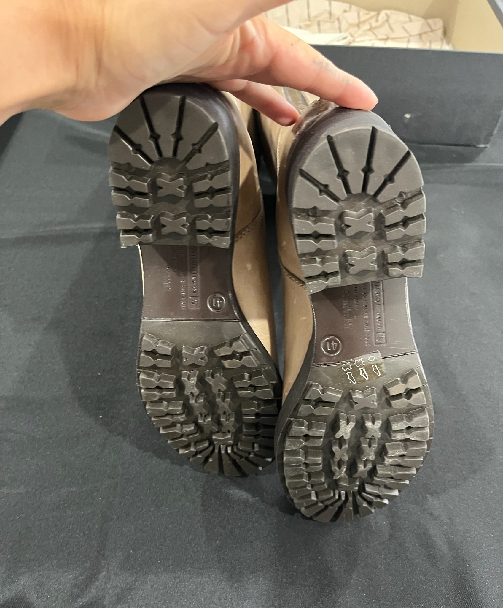 Women’s Tan Boots With Boot Stretcher Place Holder image 2