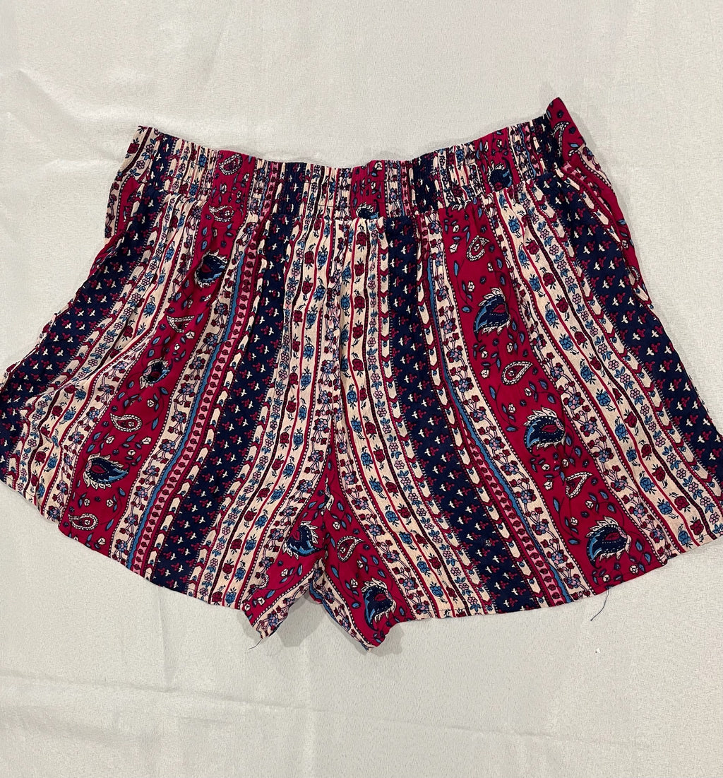 Women’s Boho Summer Beach Shorts With Pockets image 2