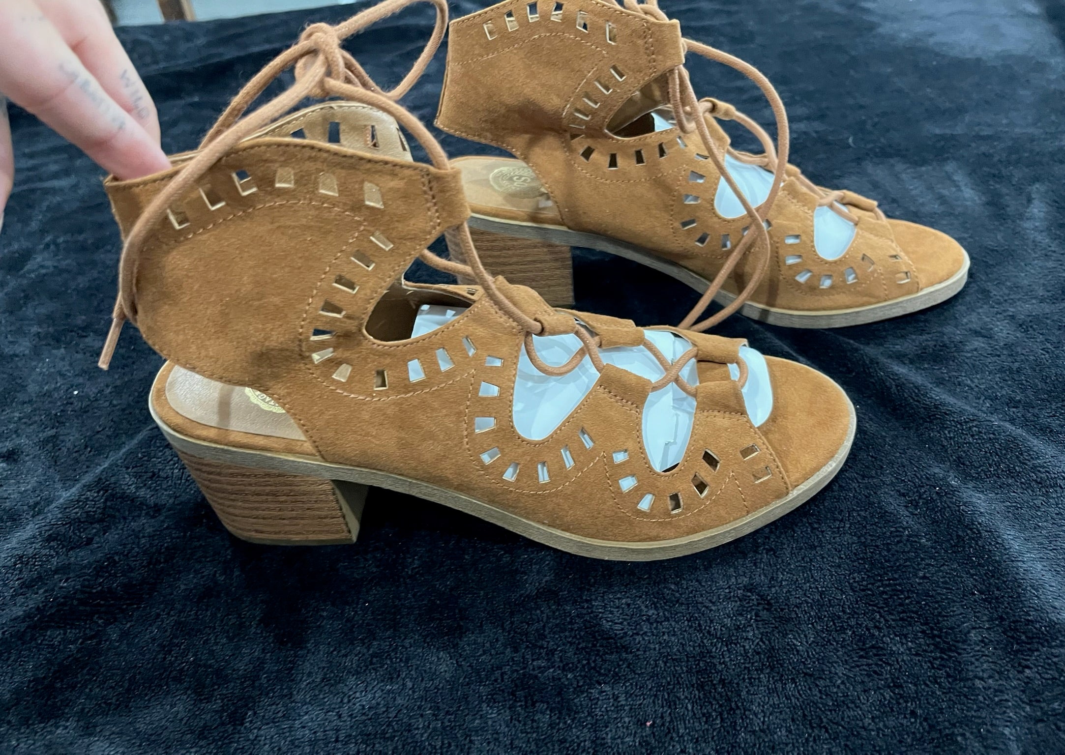 Women’s Beige Tan Heels image 4