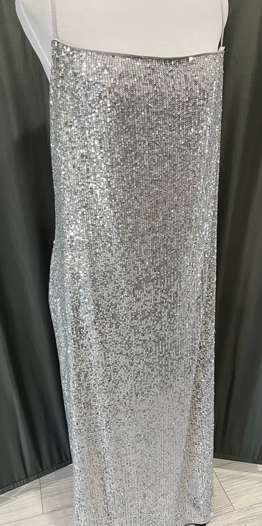 Women’s Silver Sequin Dress image 1
