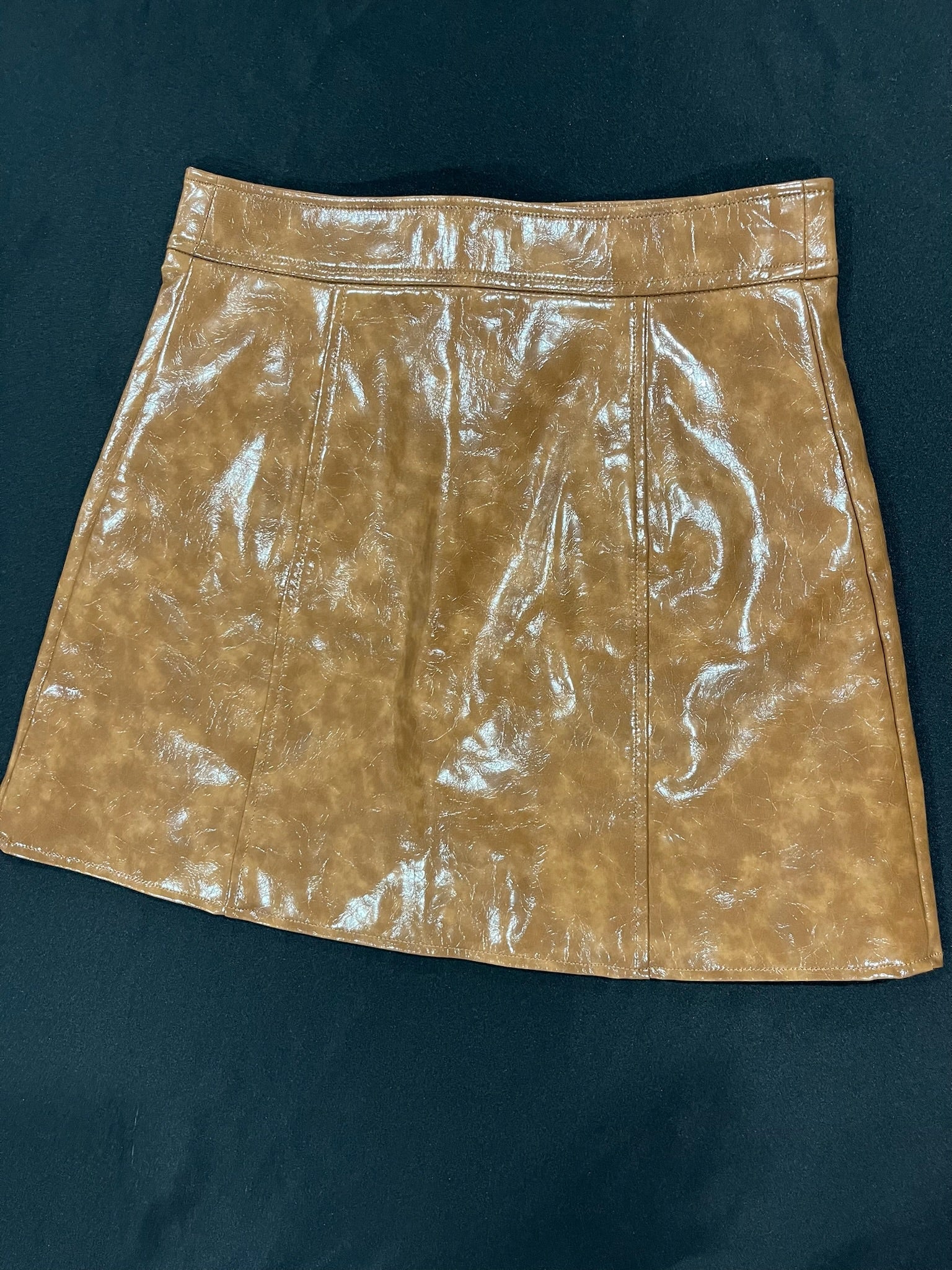 Women’s Vegan Friendly Brown Skirt image 1