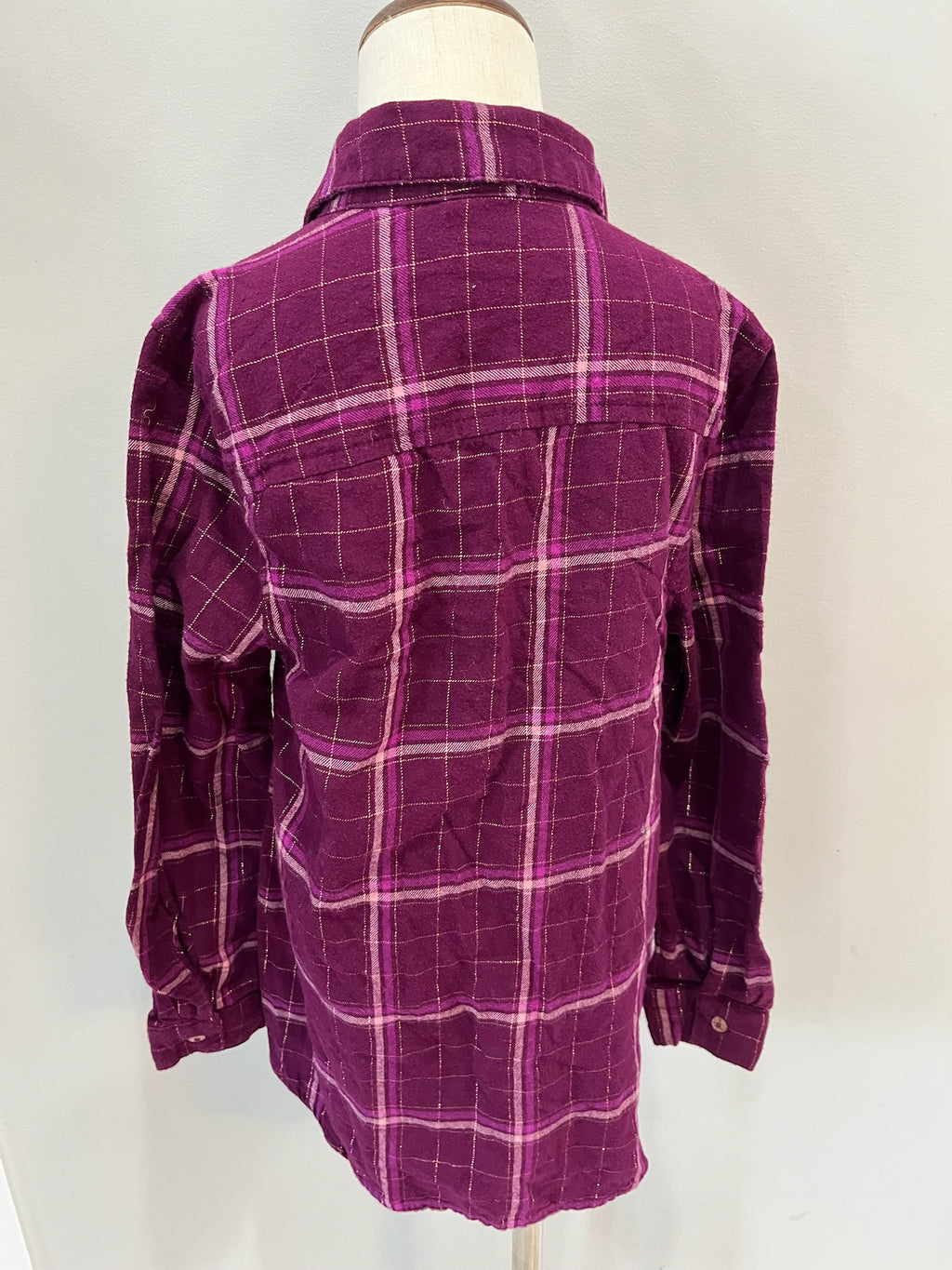 Girls Purple Flannel image 2
