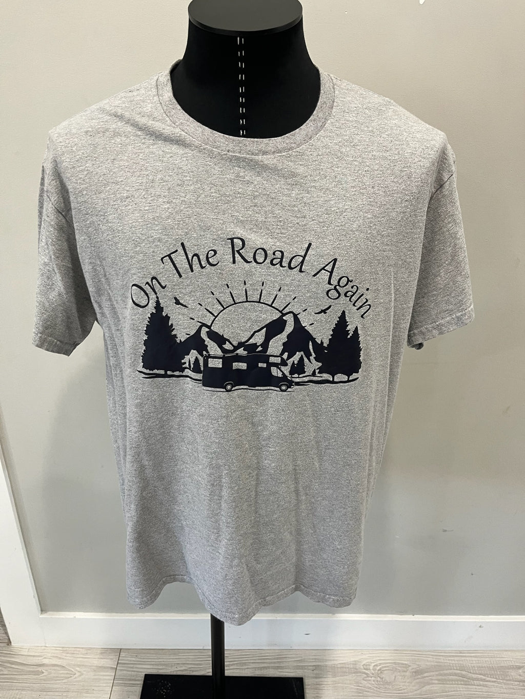 Men’s Grey On The Road Again Shirt image 2
