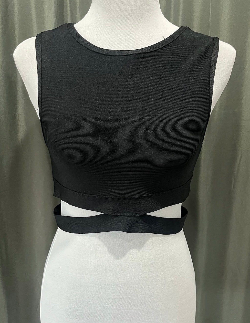 Women’s Black Crop Top image 0