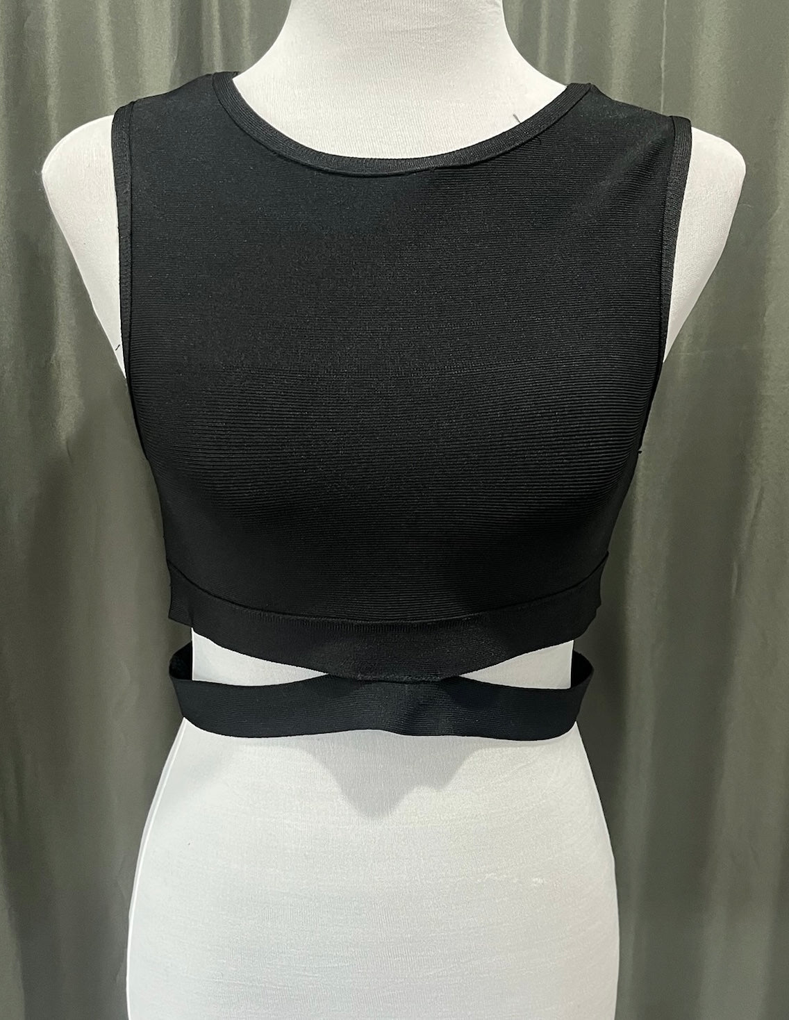 Women’s Black Crop Top image 0