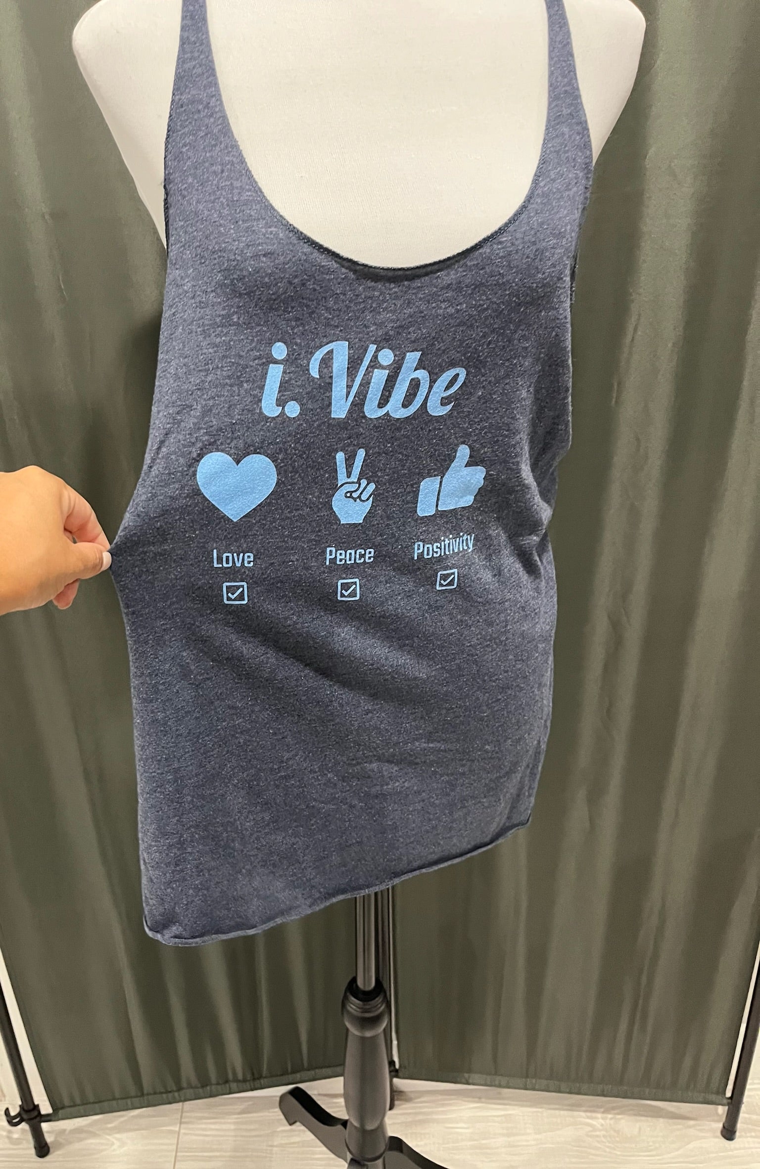 Women’s Blue i.Vibe Tank Top image 1
