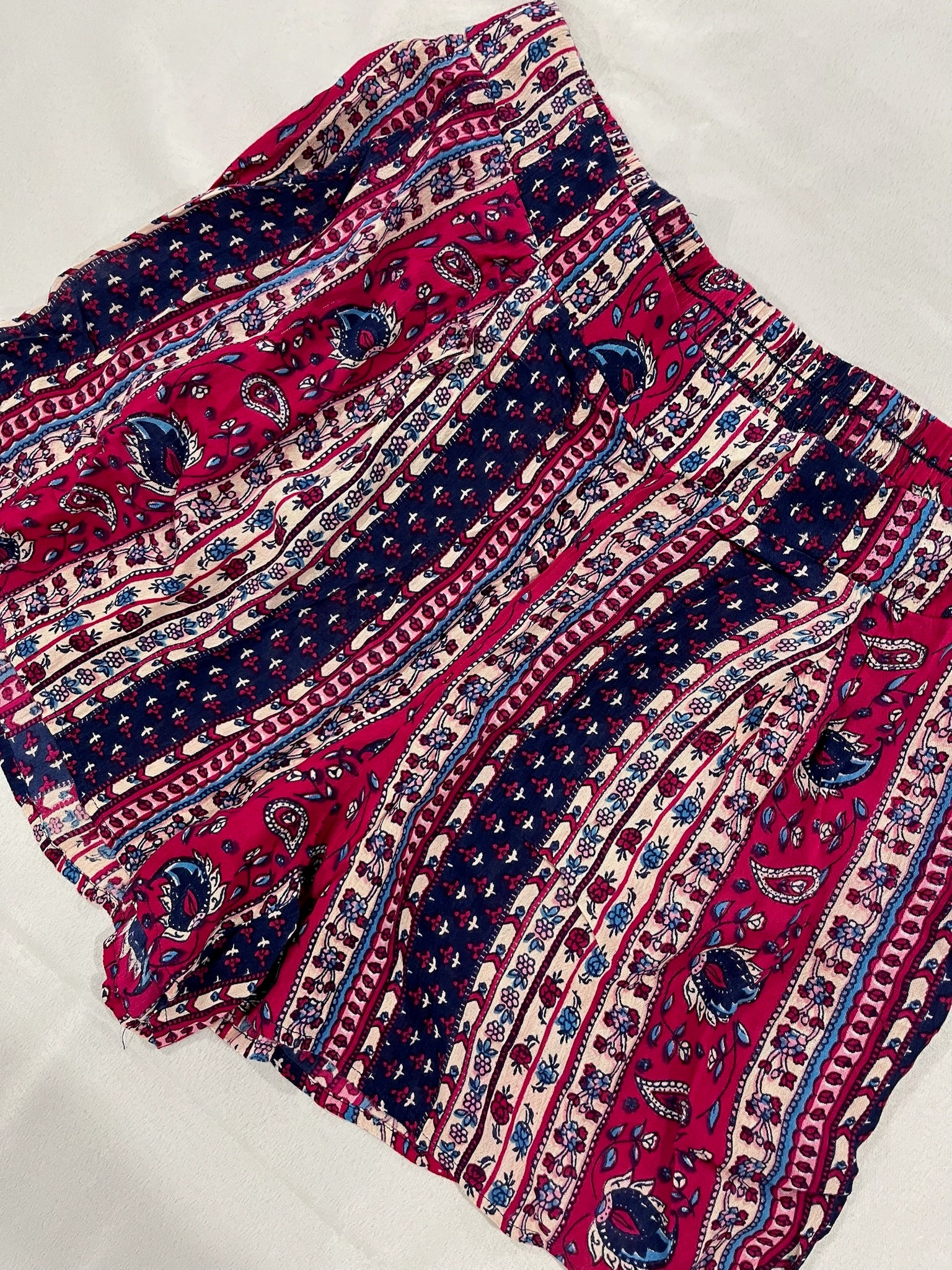 Women’s Boho Summer Beach Shorts With Pockets image 1