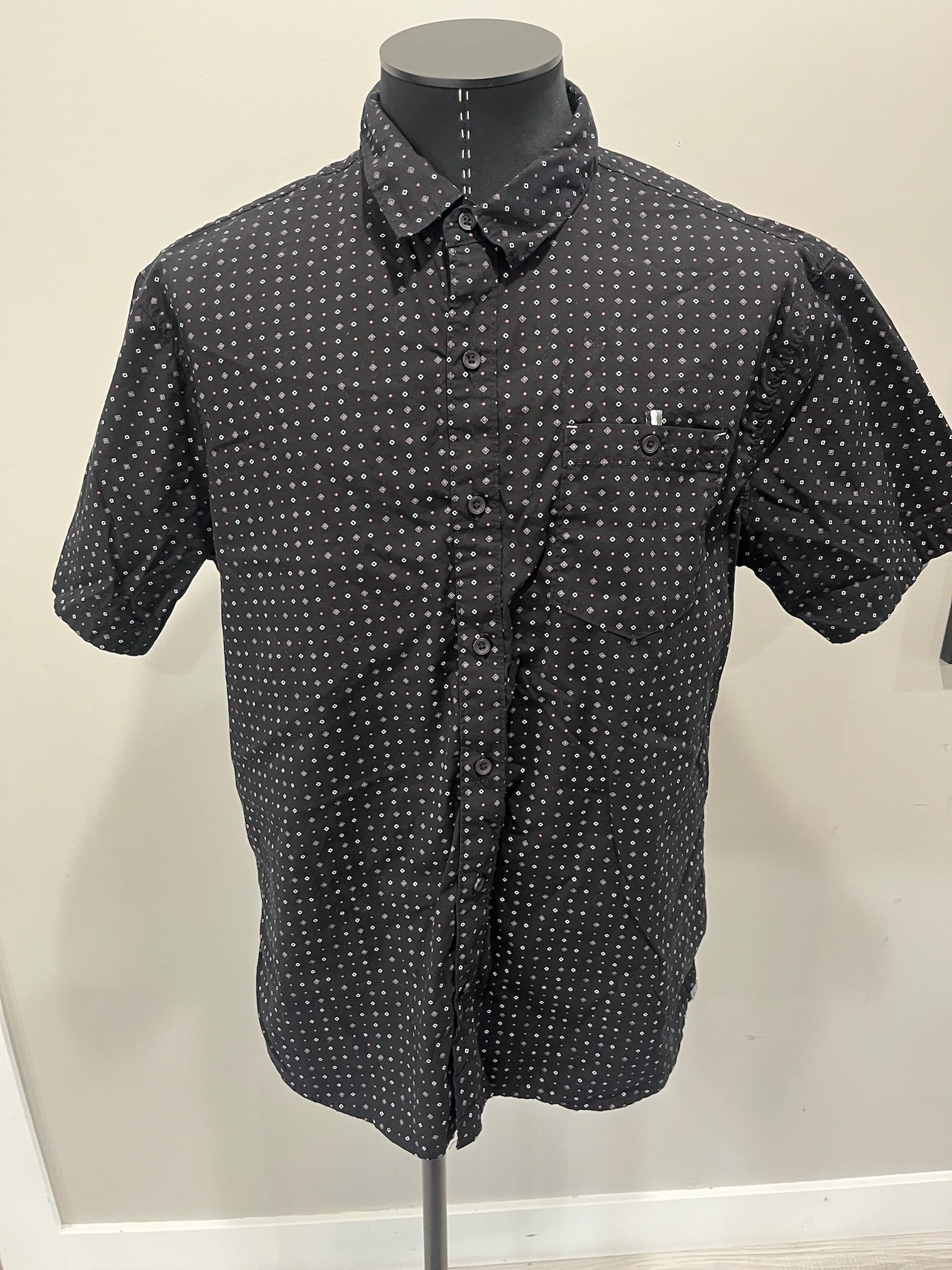 Men’s Black Button Up Shirt image 0