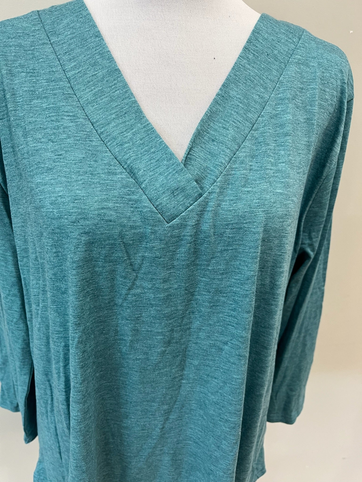 Women’s Blue Long Sleeve Shirt image 2