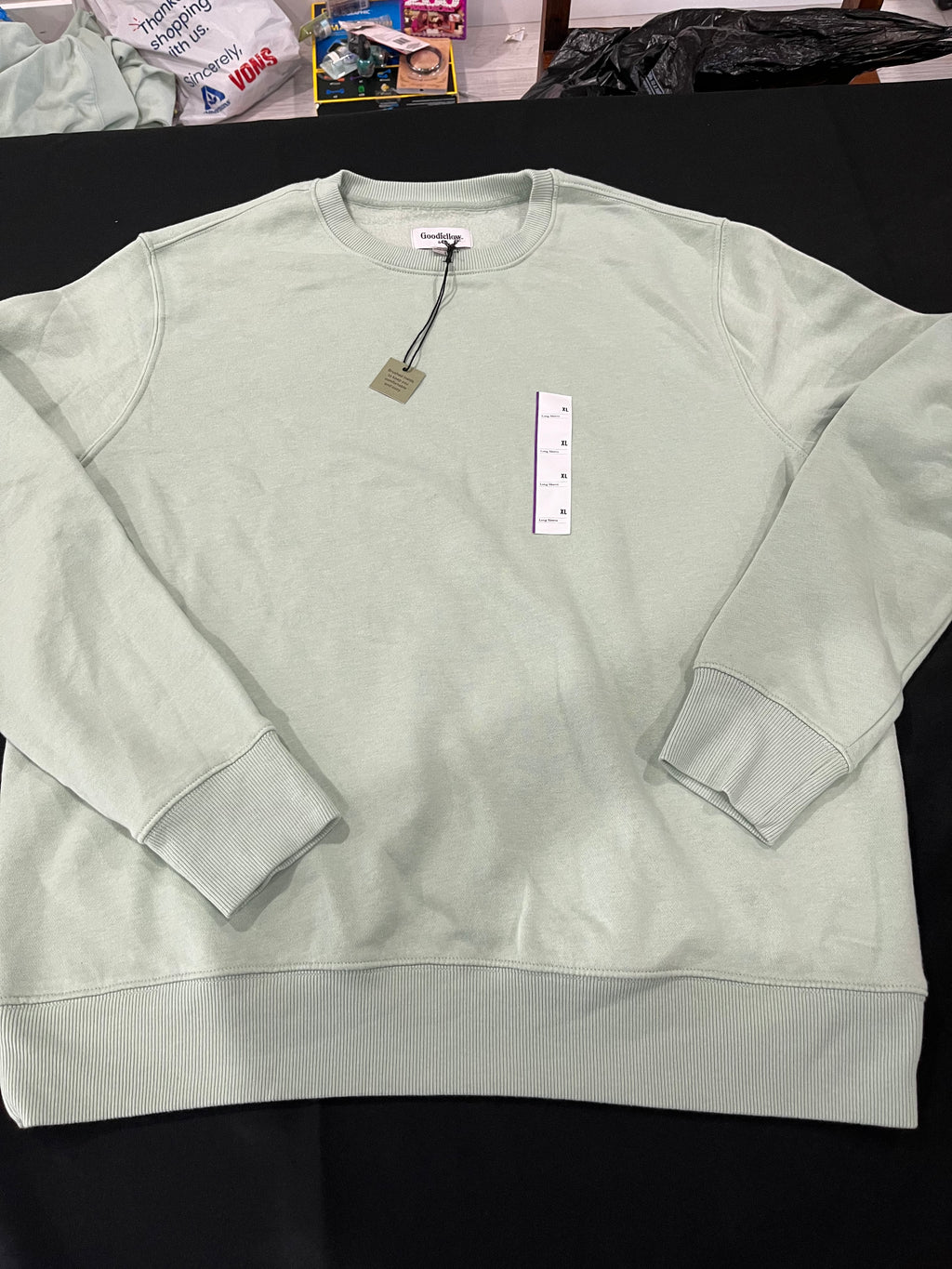 Light Green Crewneck Sweater image 0