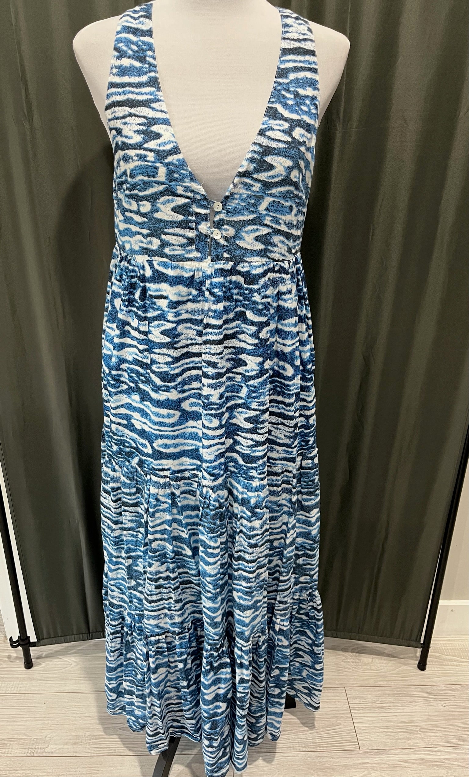 Women’s Blue Maxi Dress image 0