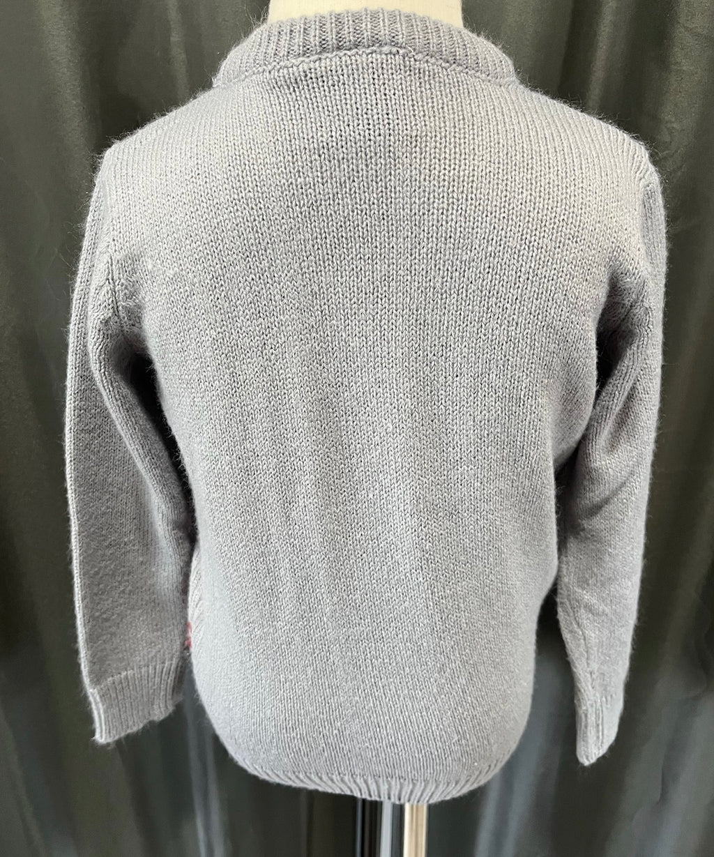 Boys Grey Knitted Sweater image 2