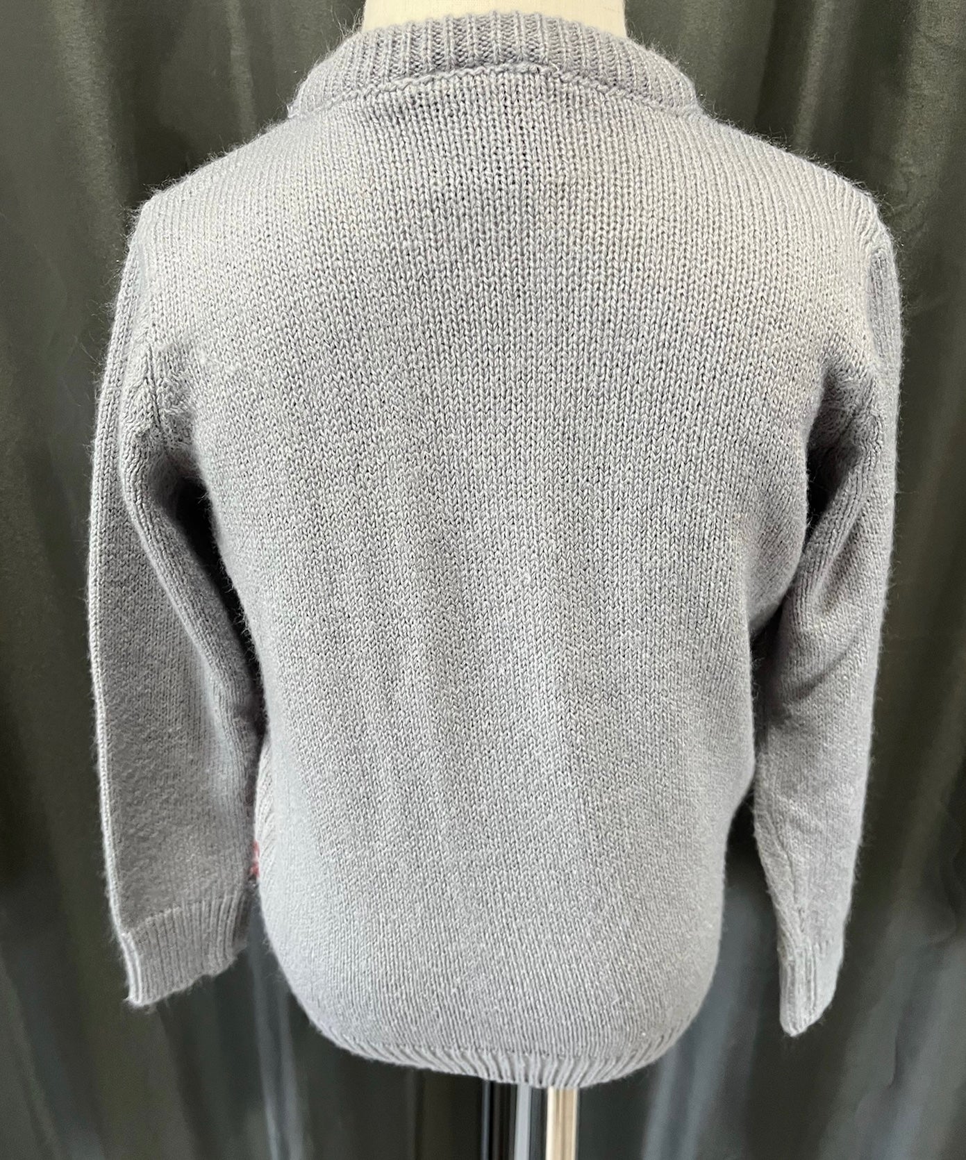 Boys Grey Knitted Sweater image 2