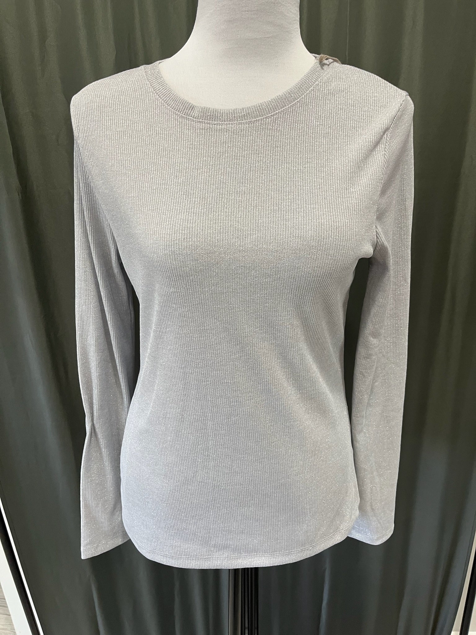 Women’s Silver Long Sleeve Shirt image 0
