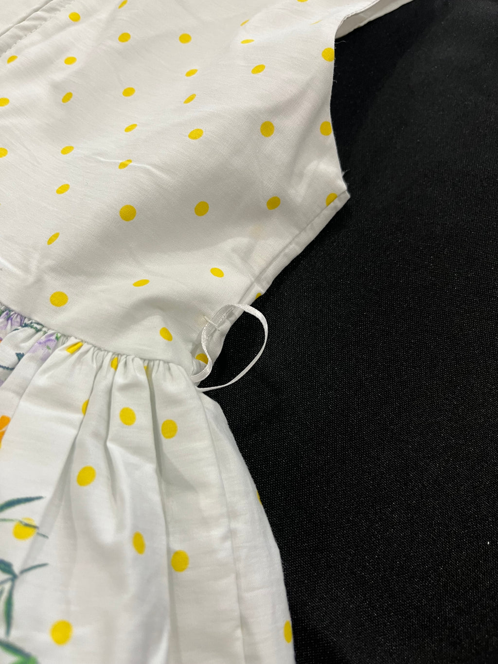 Yellow White Summer Dress image 3