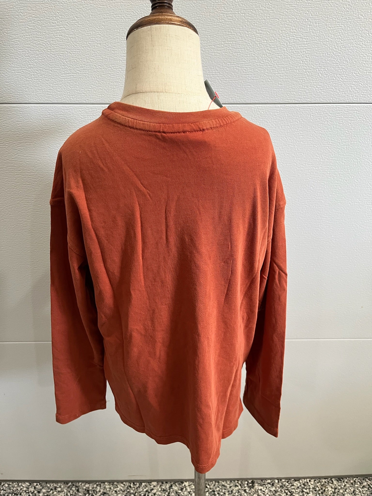 Boys Orange Long Sleeve Shirt image 1