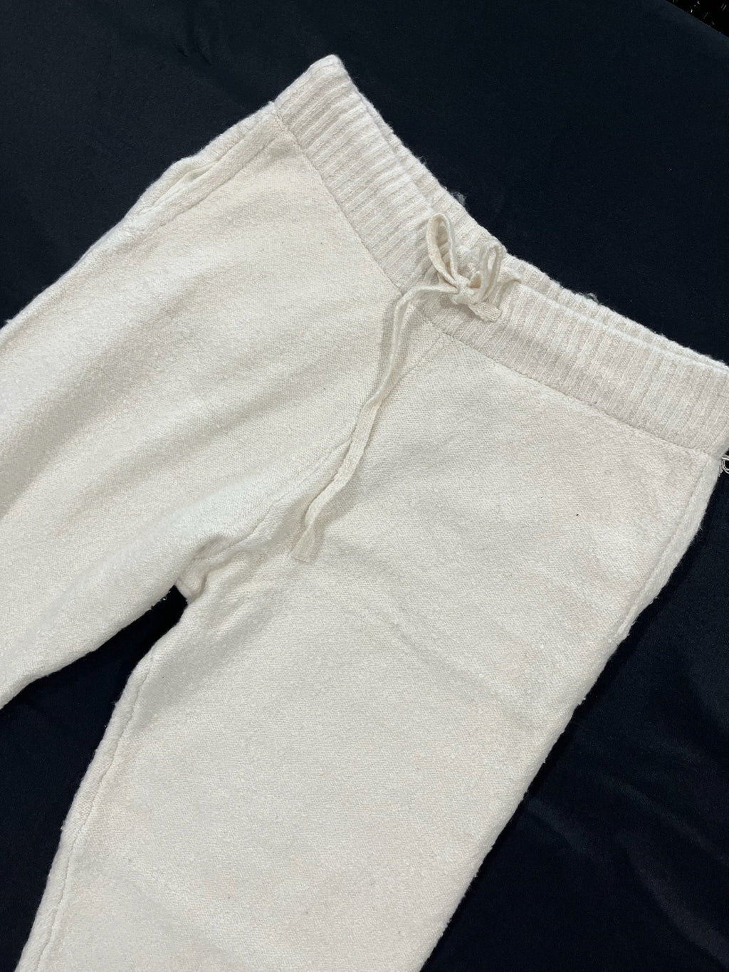 Women’s White Cream Sweatpants  image 1