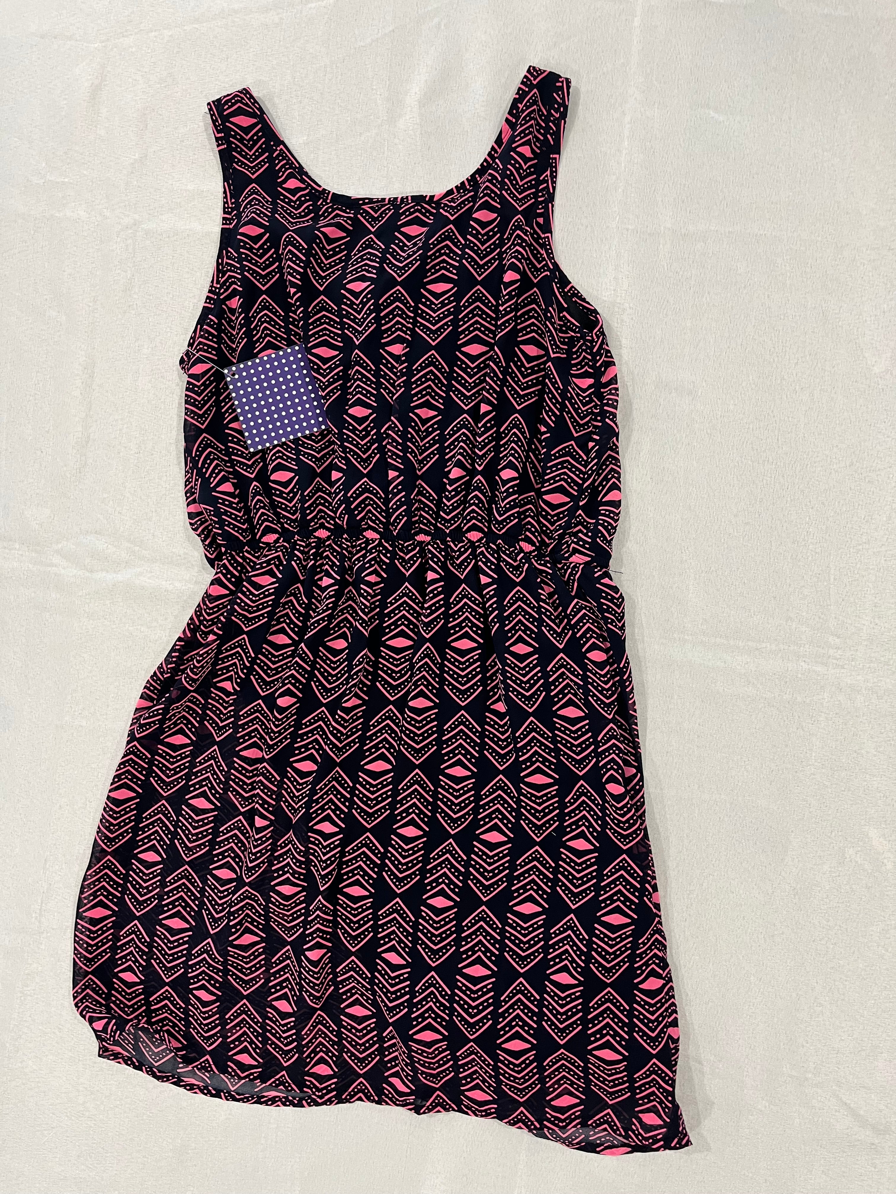 Black & Pink Boho Dress image 2