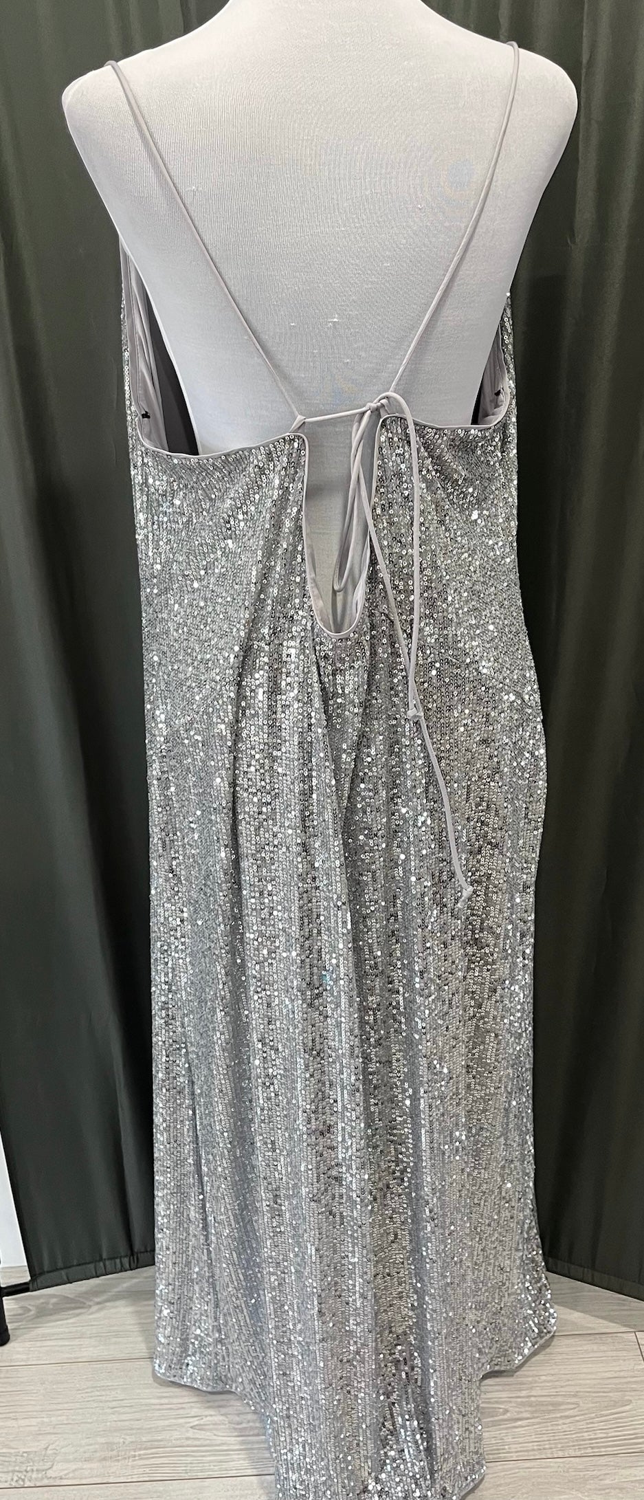 Women’s Silver Sequin Dress image 2
