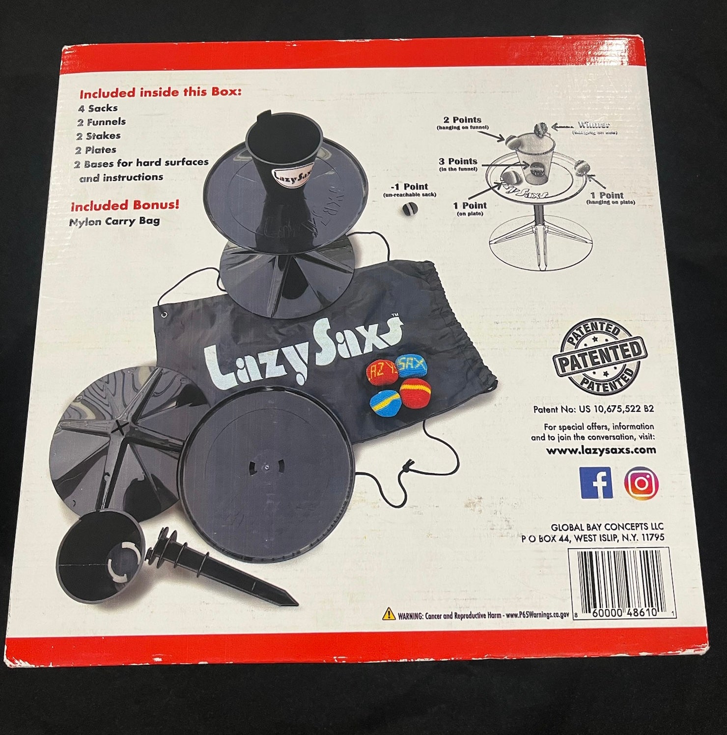 Lazy Saxs Beach, Tailgate or Lawn Game image 1
