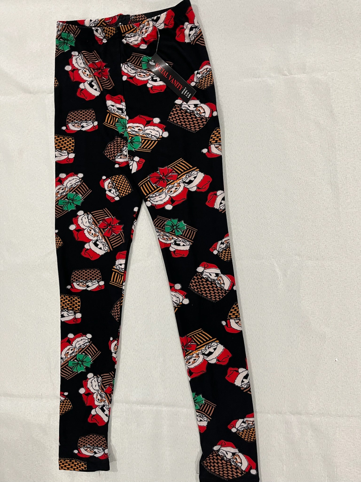 Girls Christmas Leggings image 0