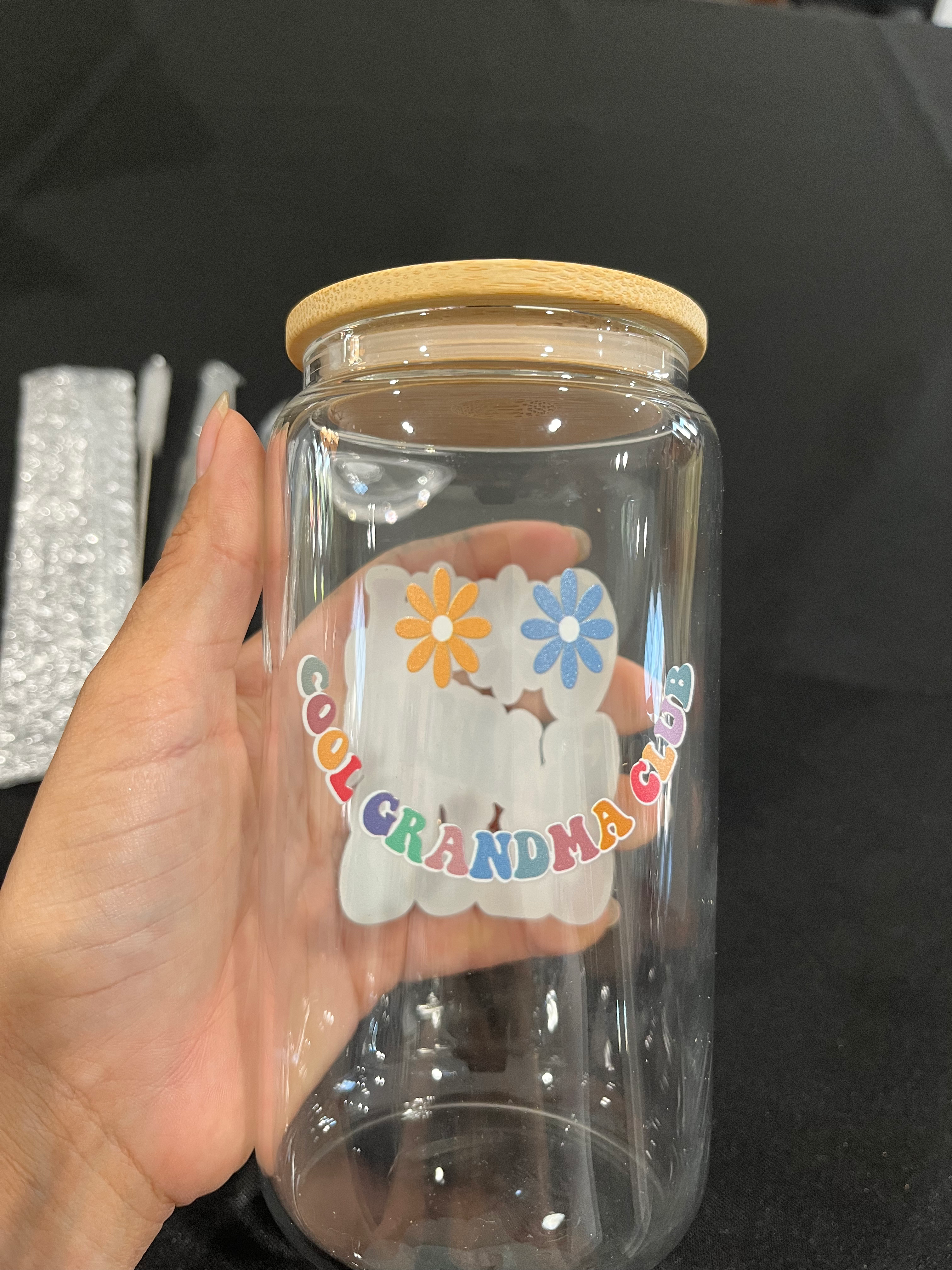 New Glass Cool Grandma Club Cup Set  image 5