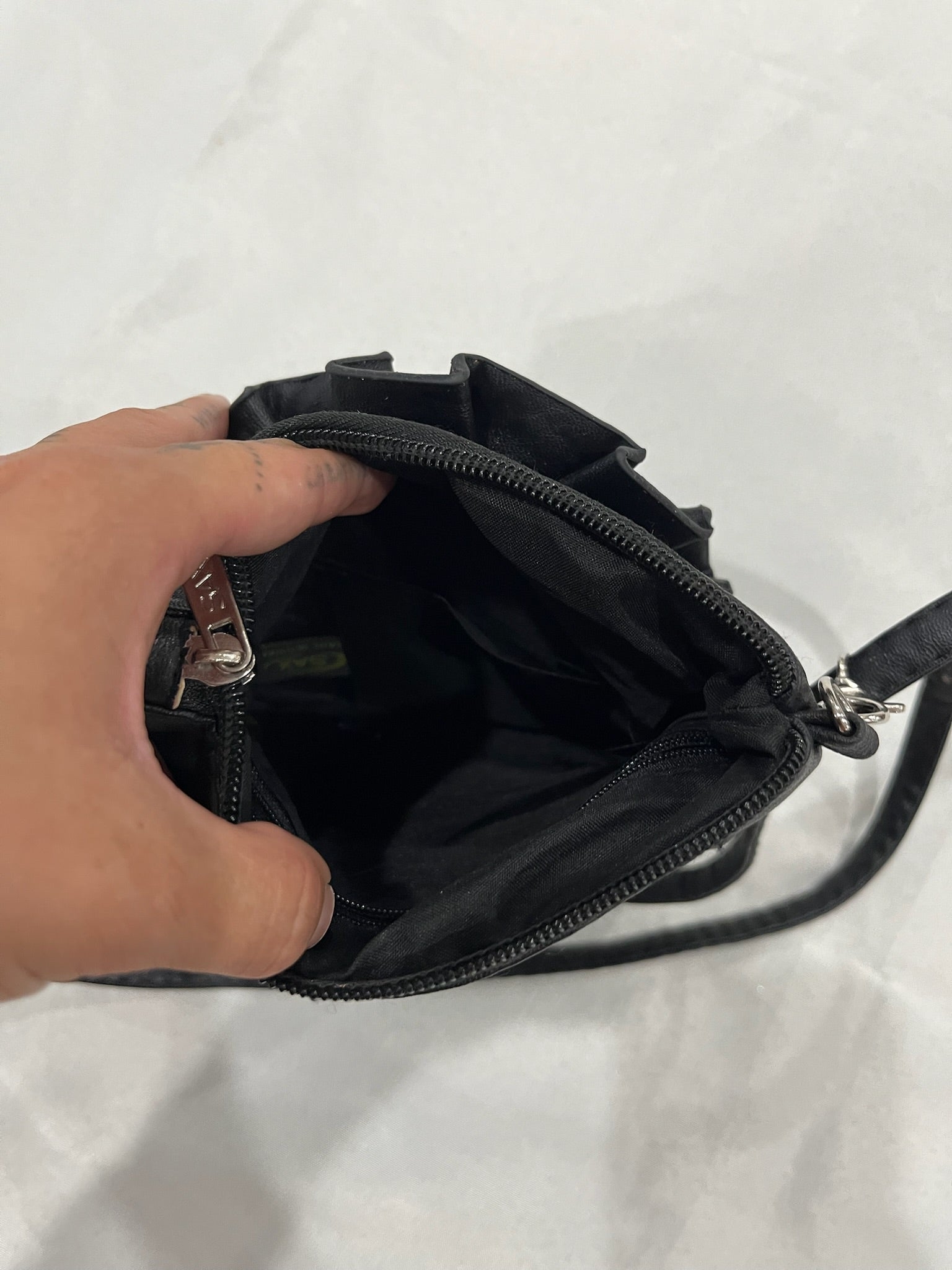 Vintage Black Flower Small Purse image 4