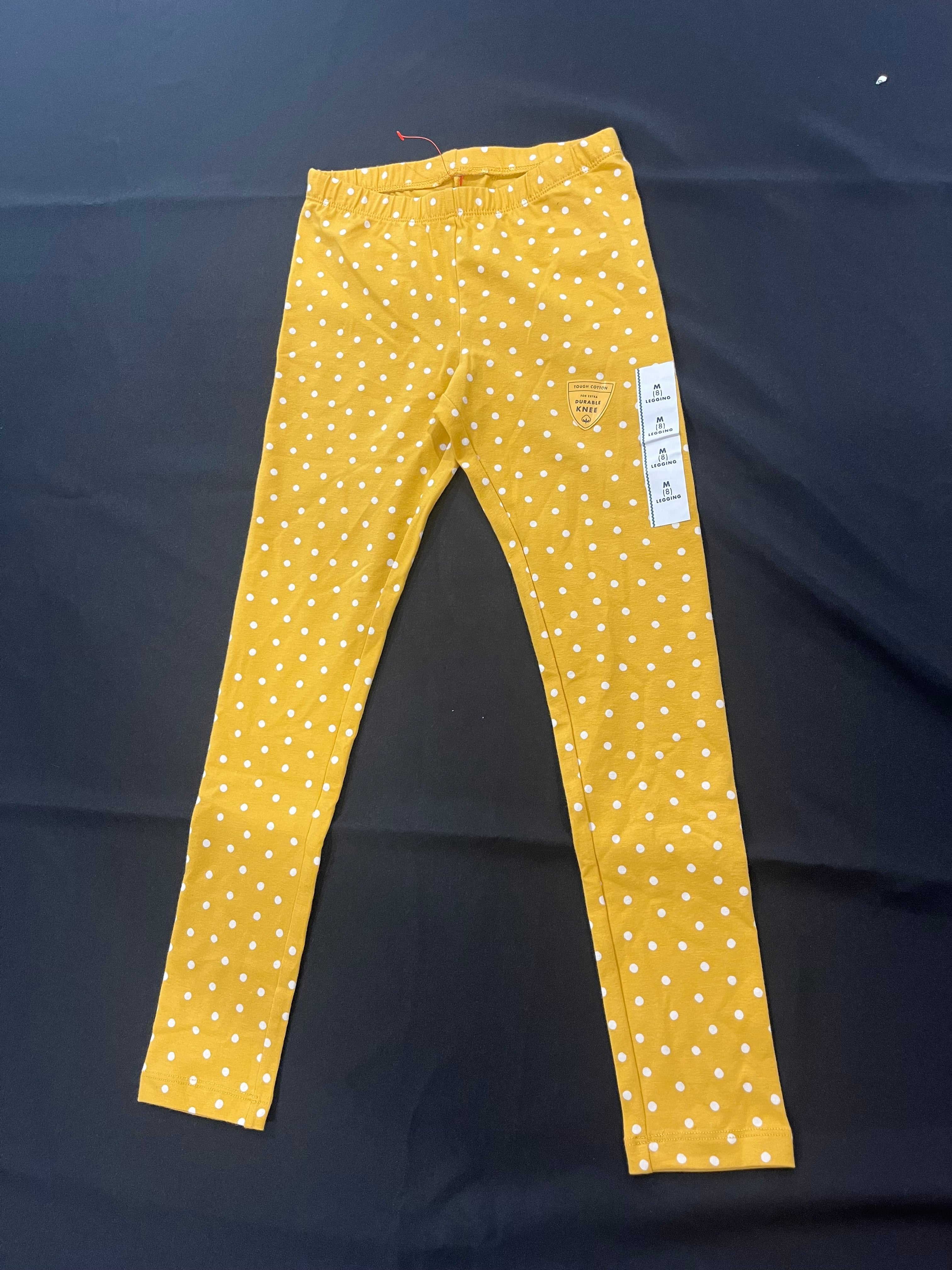 Yellow Polka Dot Leggings image 0