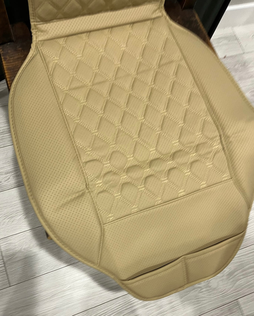 Beige Front Seat Covers (set of 2) image 2