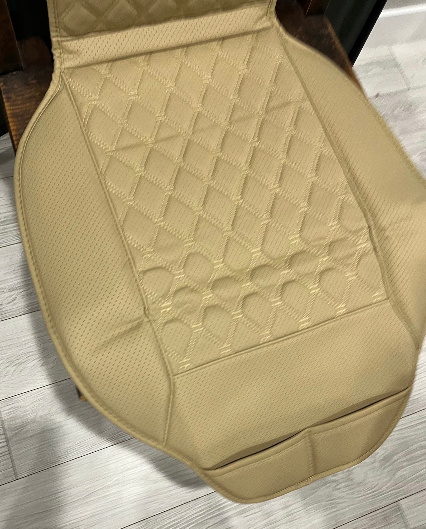 Beige Front Seat Covers (set of 2) image 2