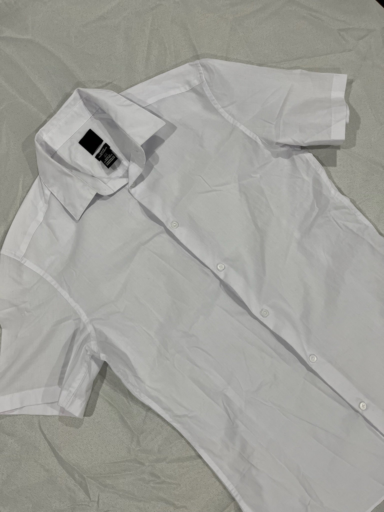 H&M White Button Up Shirt image 1