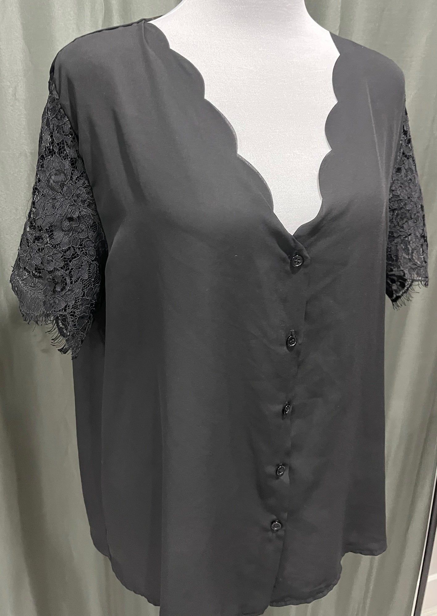 Black Button Up Shirt image 1