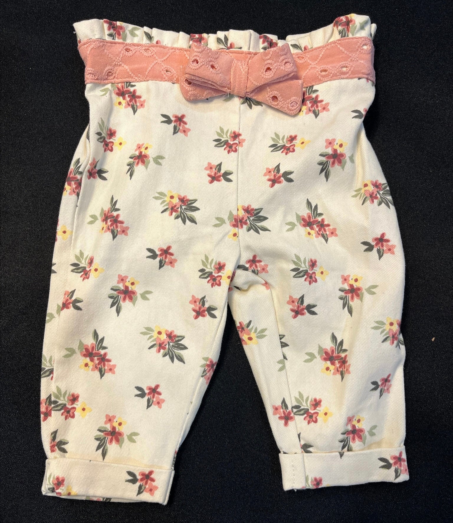 Pink Floral Pants image 0