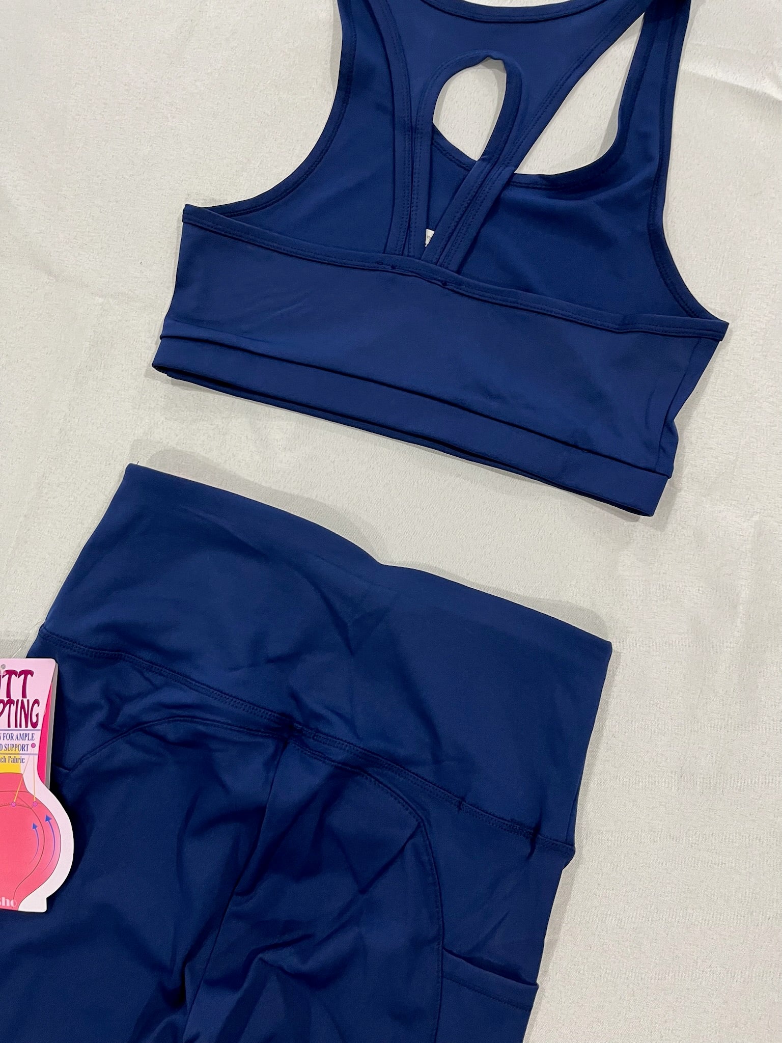 Women’s Solid Colored Two Piece Athletic Sets image 4