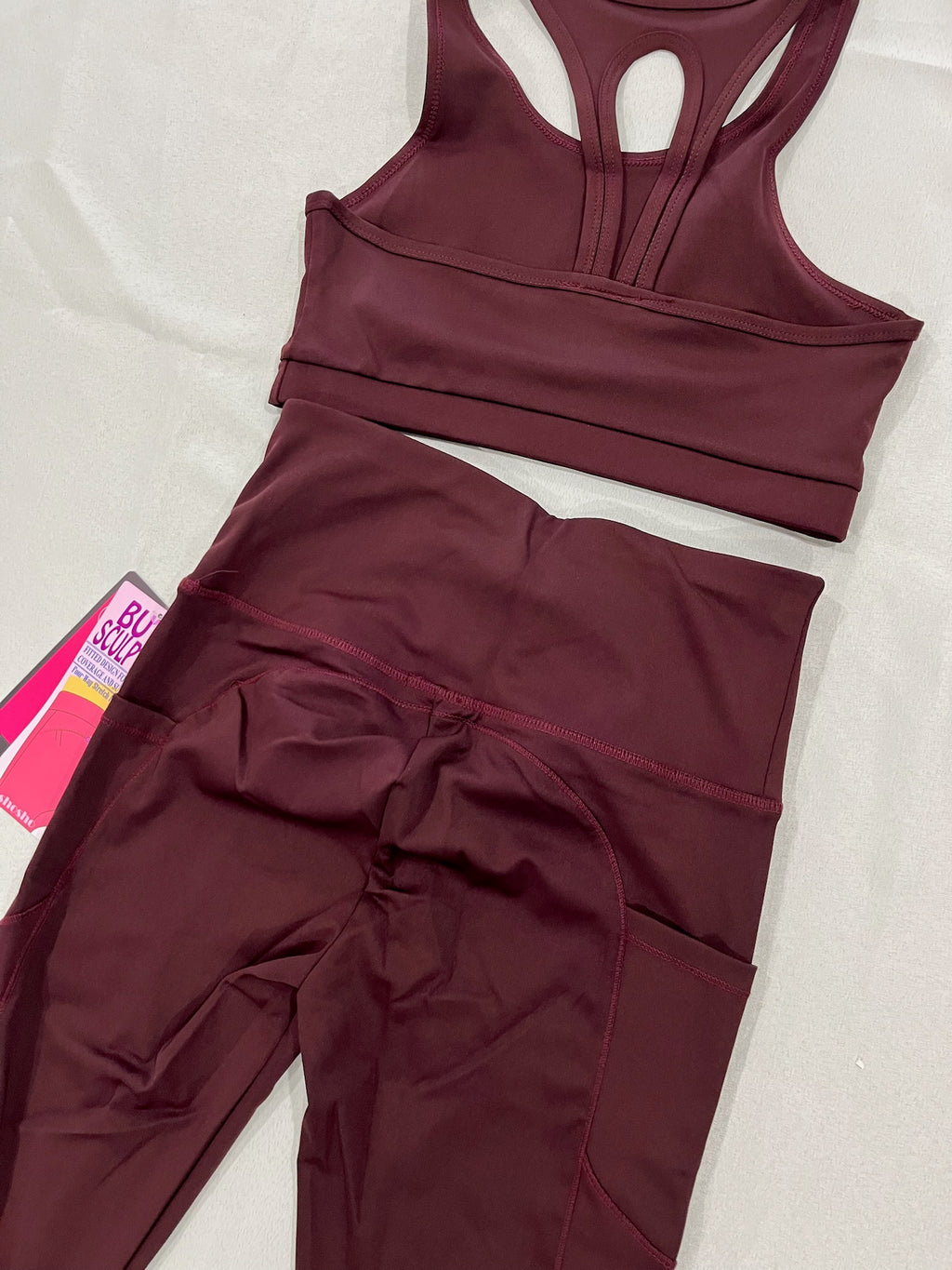 Women’s Solid Colored Two Piece Athletic Sets image 7