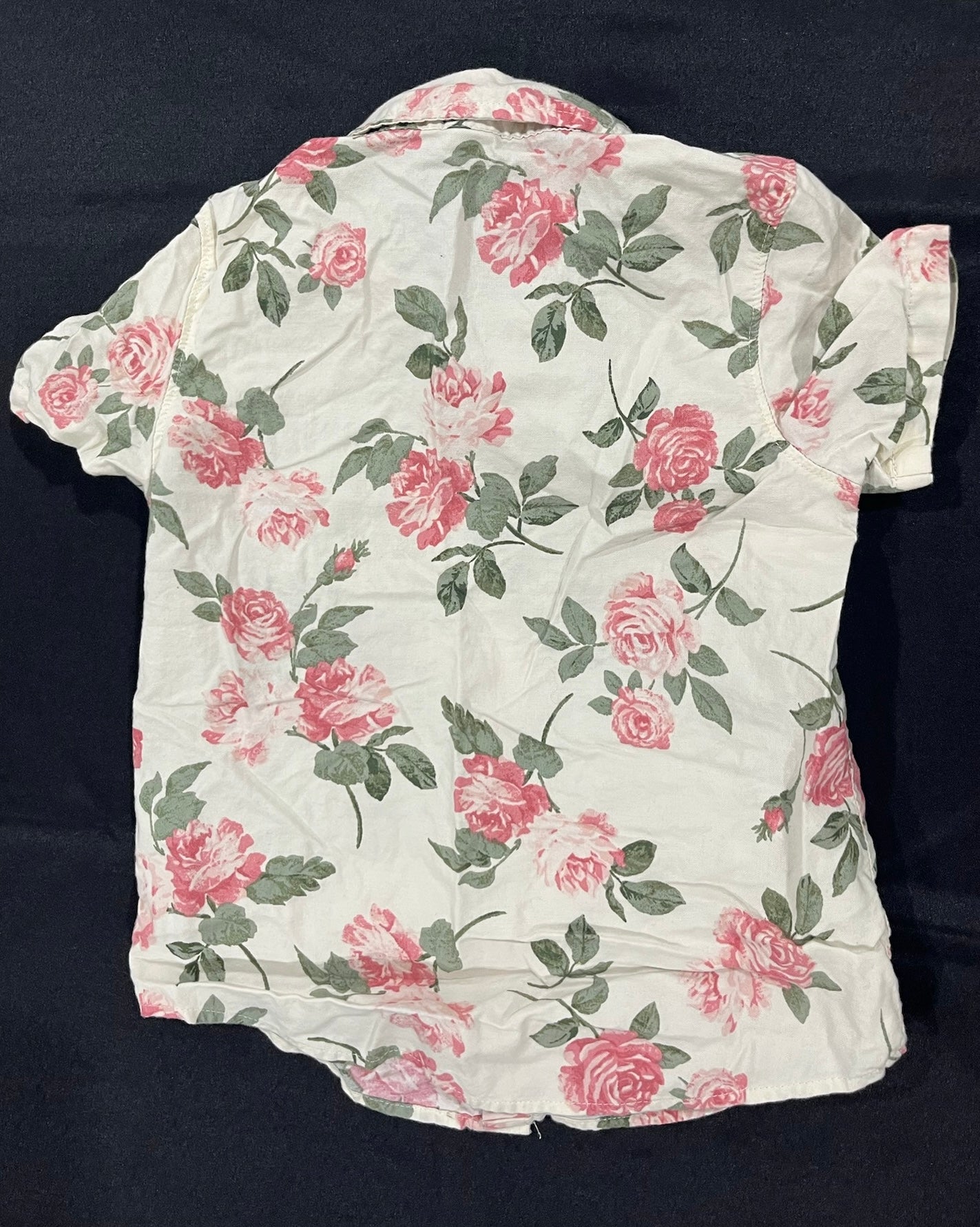 Toddler Floral Button Up Shirt image 2