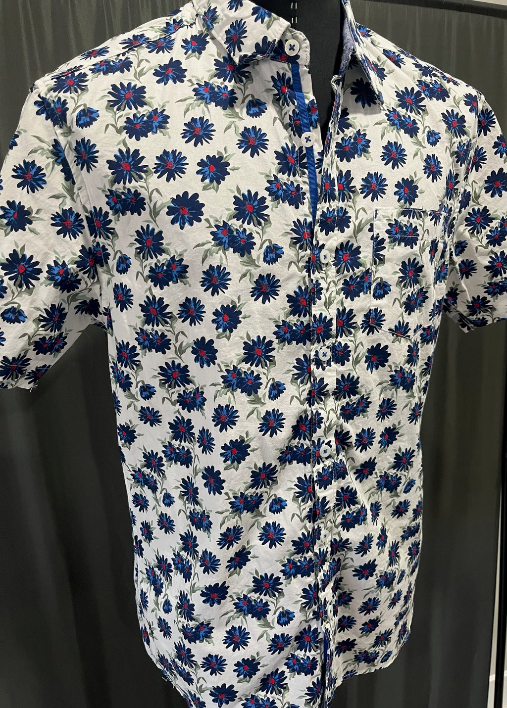 Men’s Floral Button Up Shirt image 1