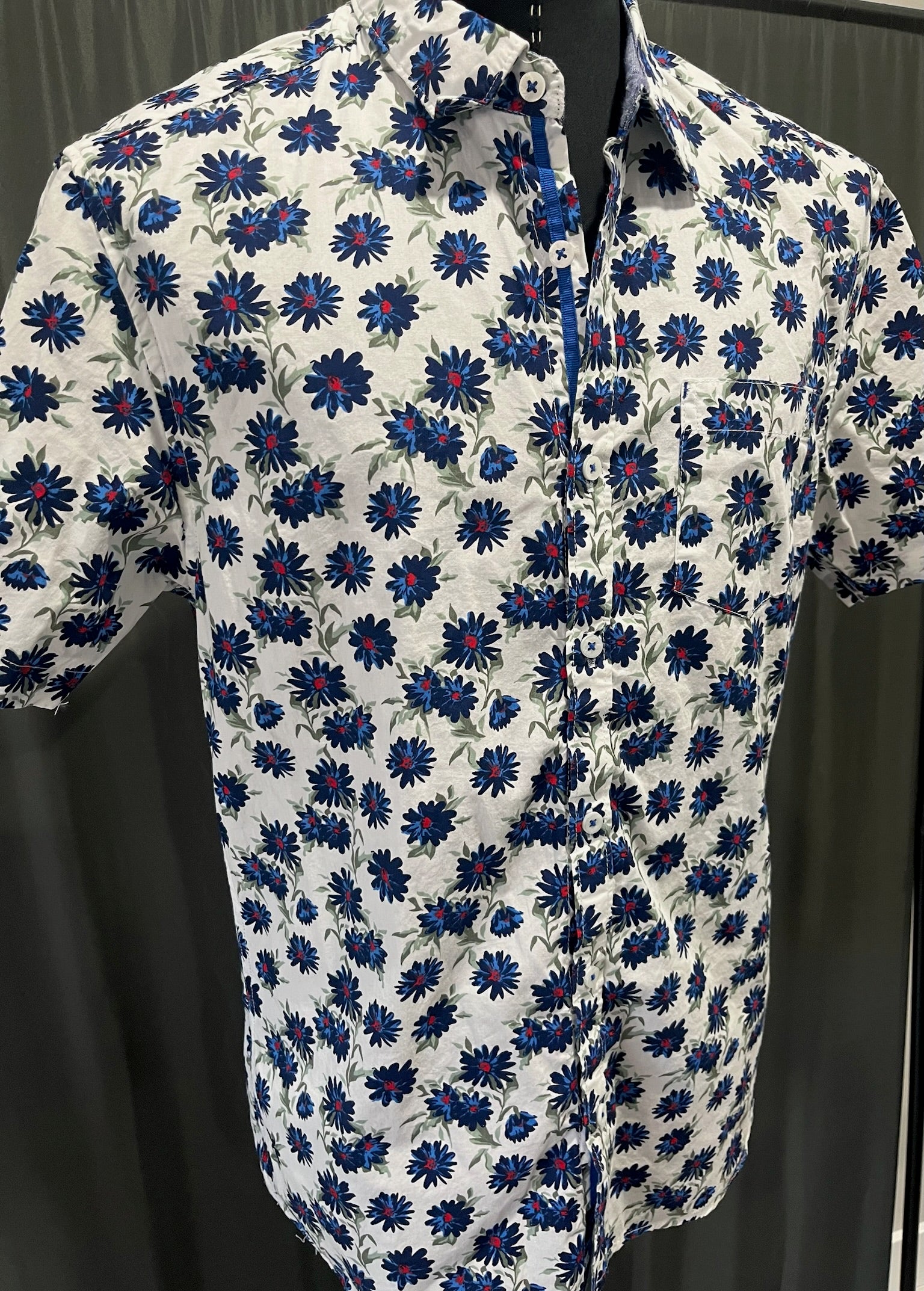 Men’s Floral Button Up Shirt image 1