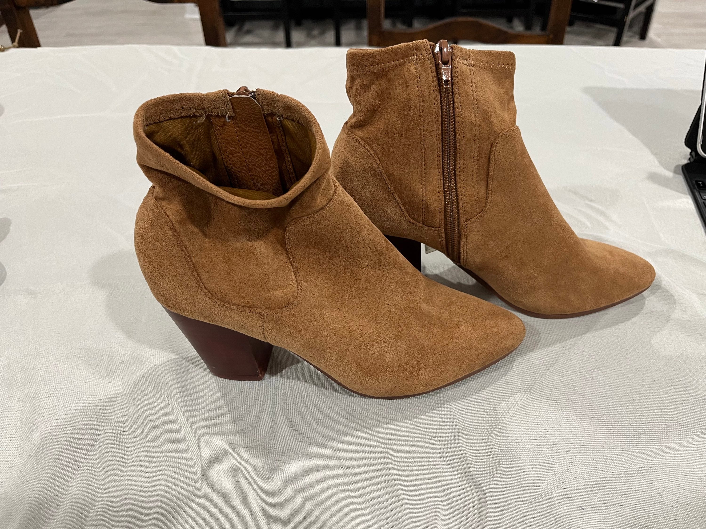 Brown Heeled Boots image 2
