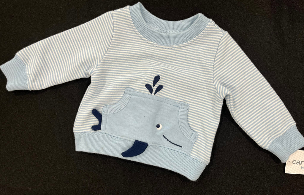 Newborn Baby Whale Sweater image 1