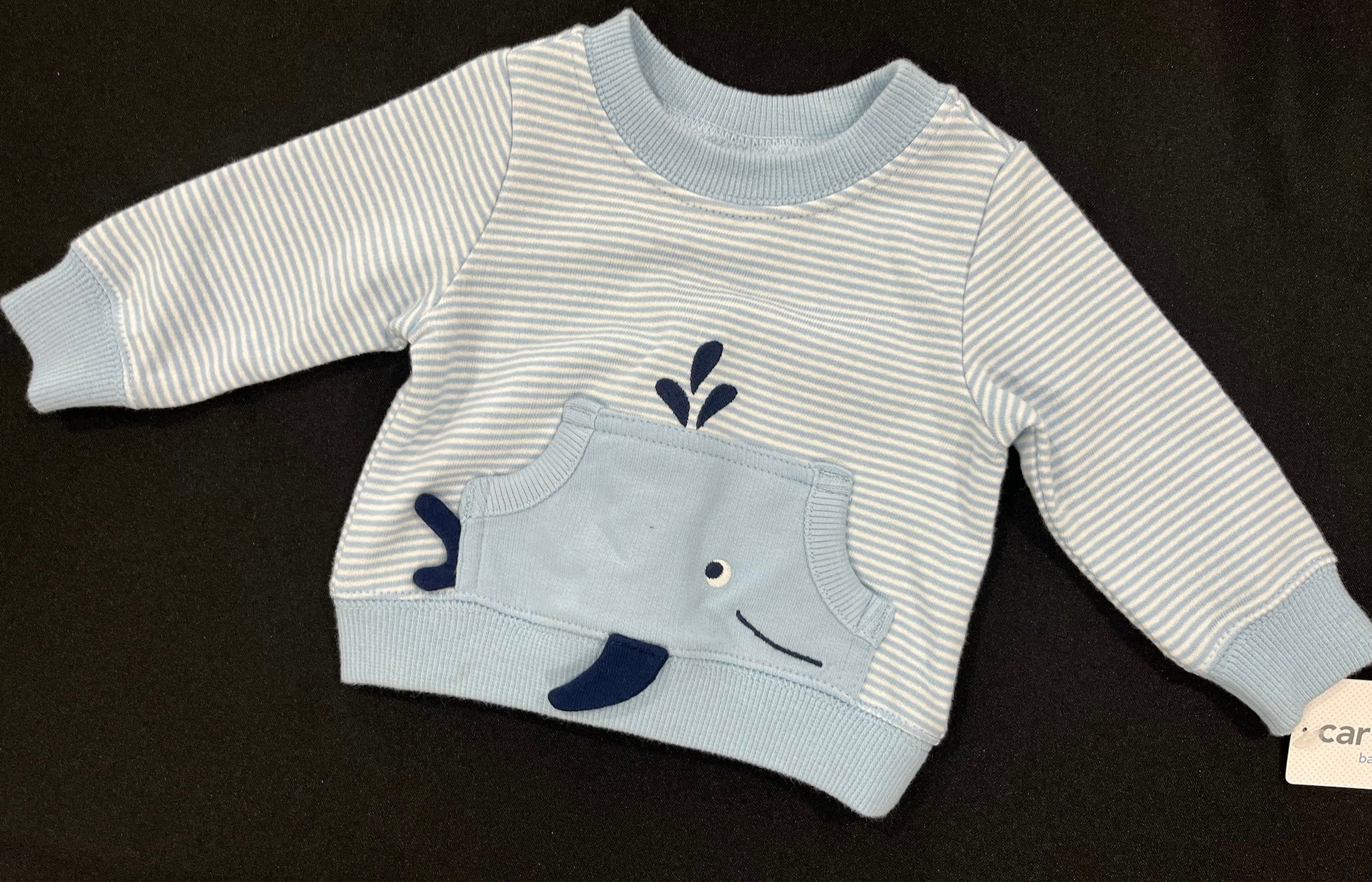 Newborn Baby Whale Sweater image 1