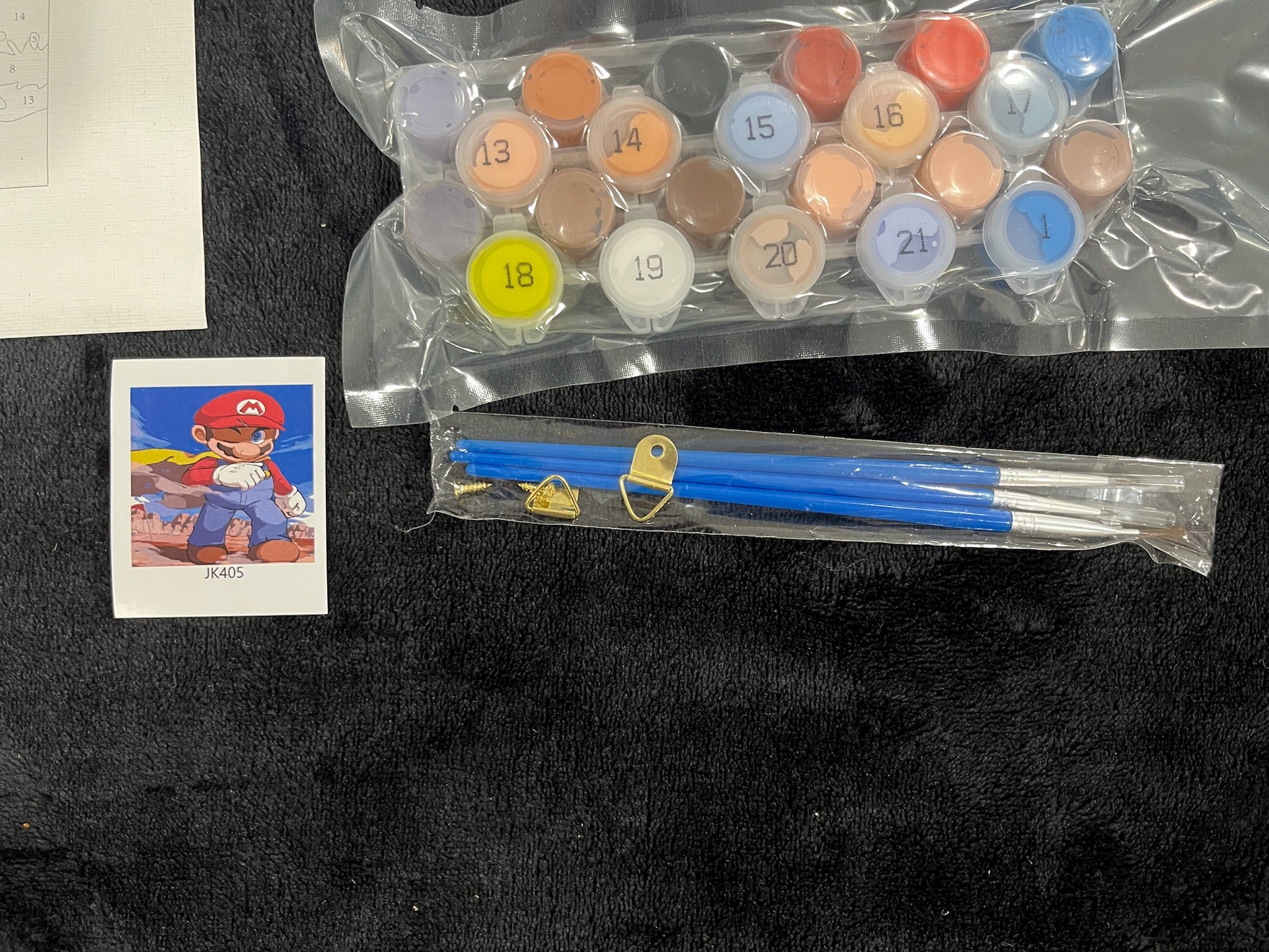 Super Mario Paint Set With Paint & Brushes image 5