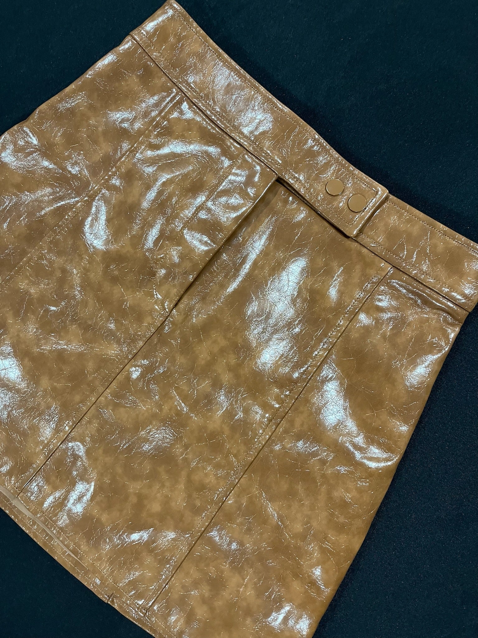 Women’s Vegan Friendly Brown Skirt image 2