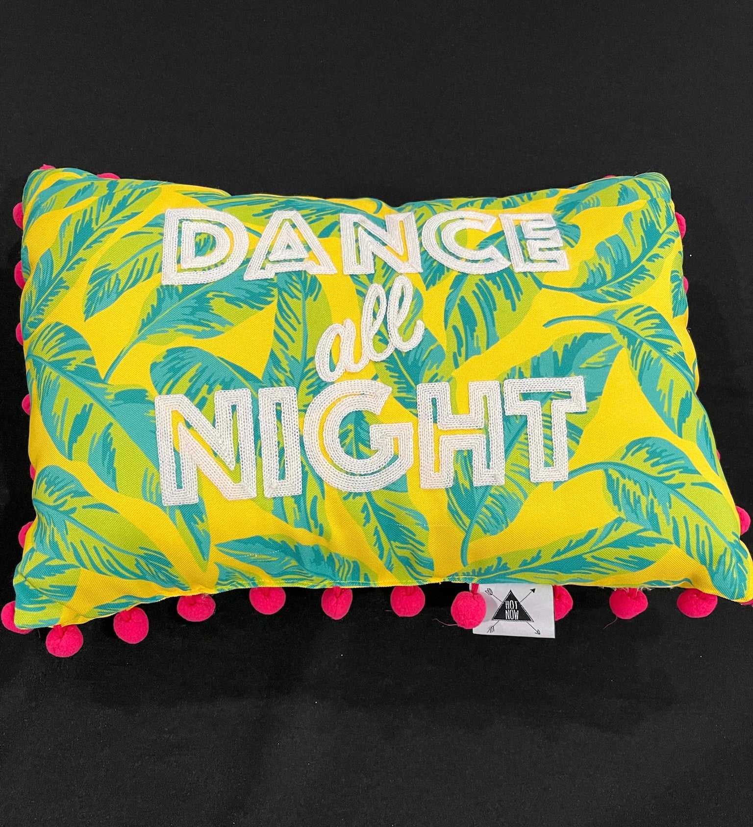 Yellow Summer Dance All Night Decor Pillow image 0