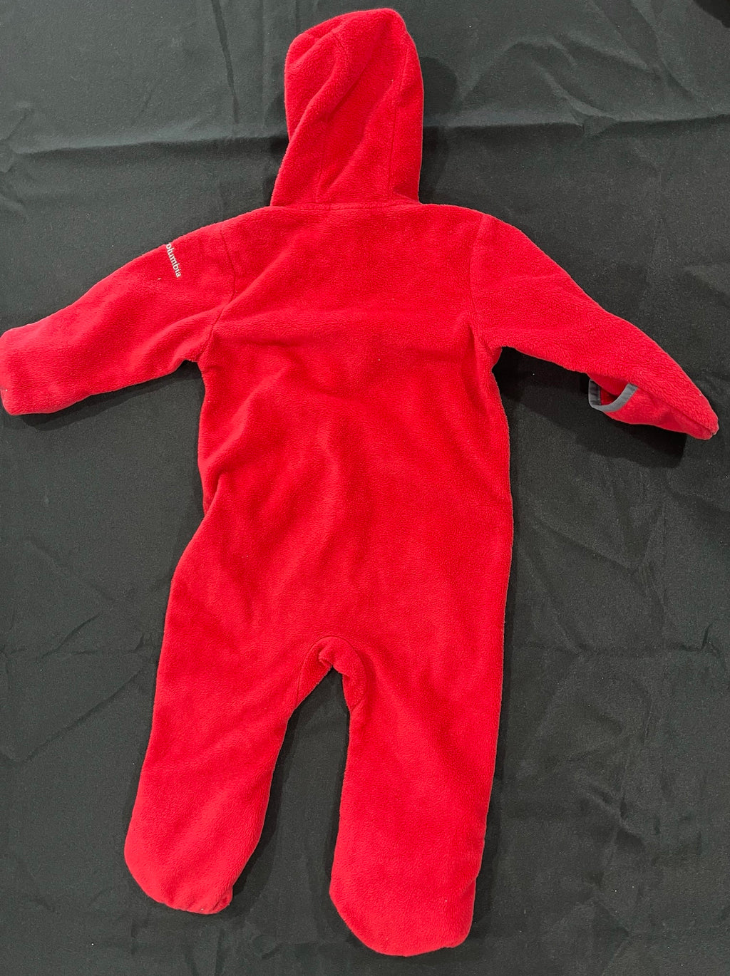 Unisex Red Warm Onesie With Hood image 2