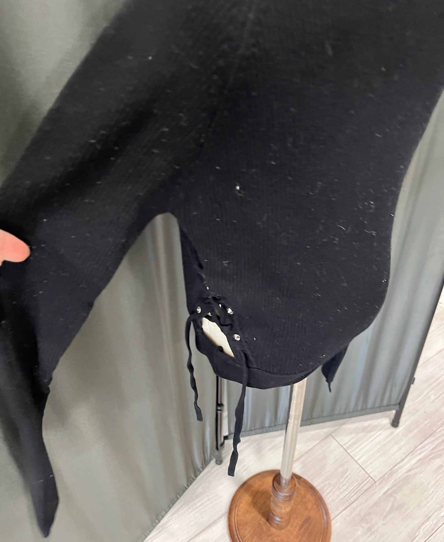 Girls Black Long Sleeve Shirt image 3