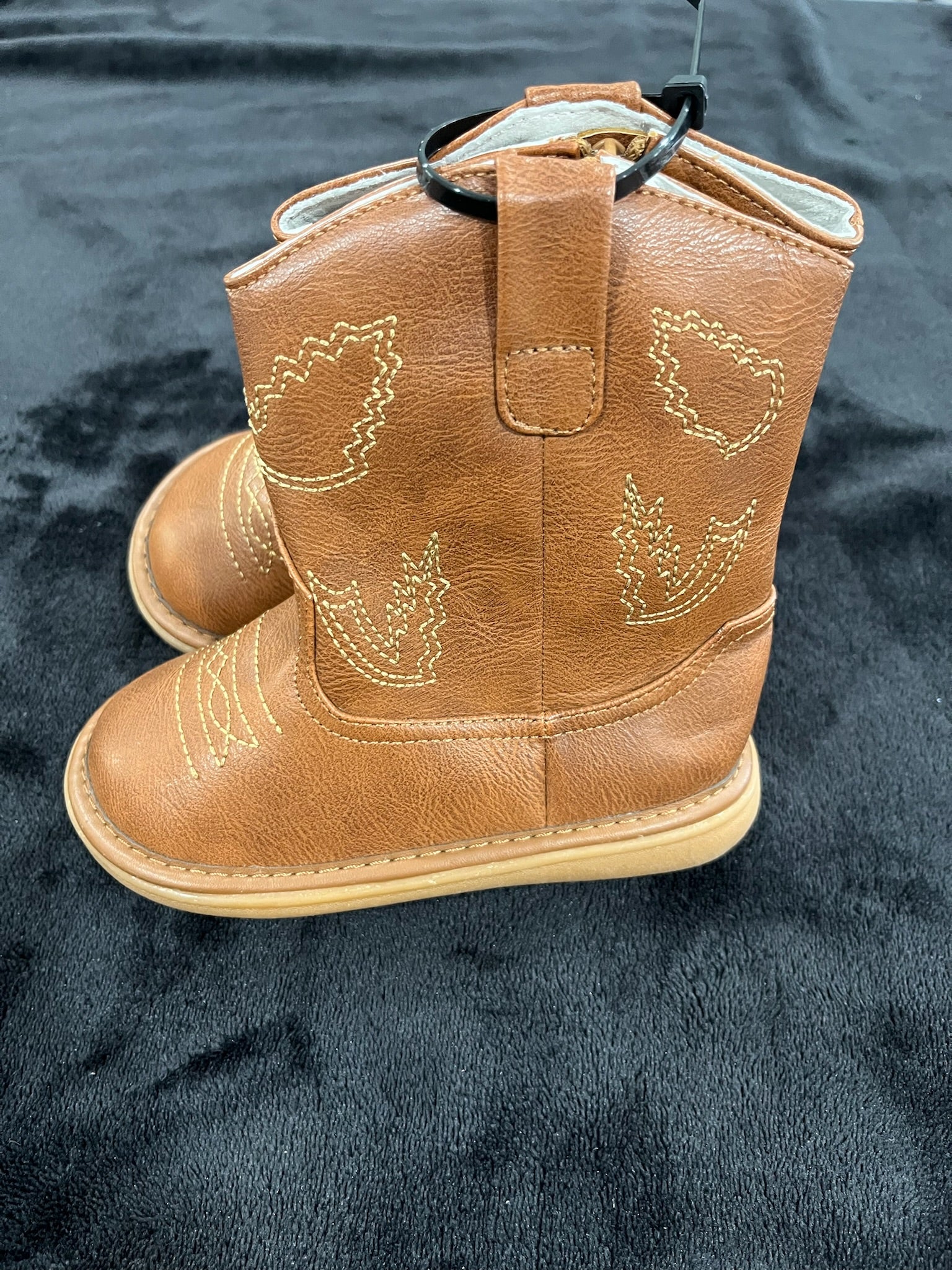 Boys Squeaky Brown Boots image 1