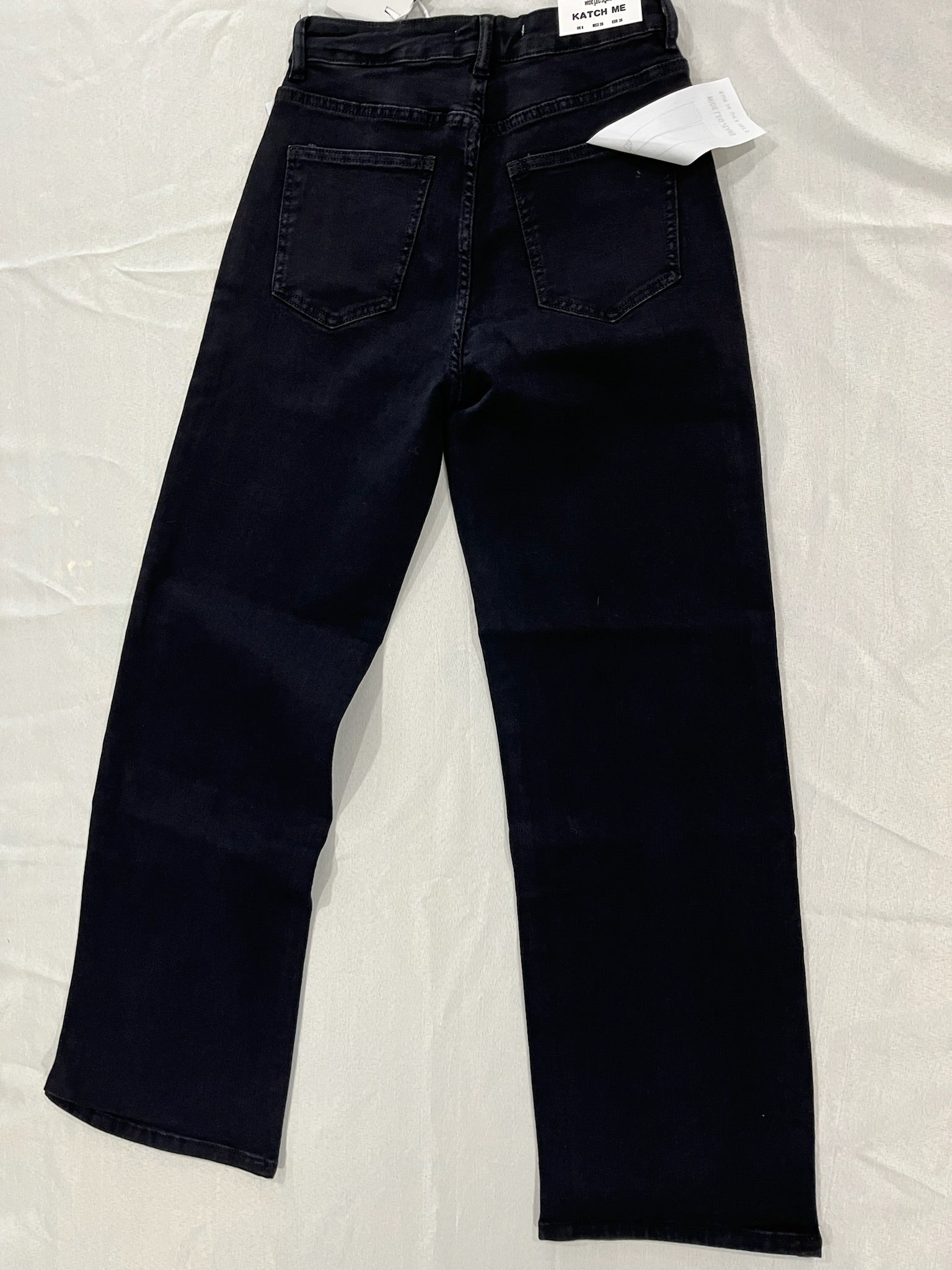 Women’s Black Wide Leg Jeans image 1